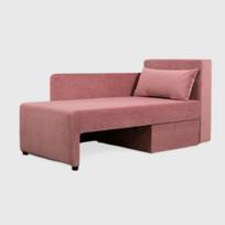 Sofa-lova Villi Classic, šviesiai rožinės spalvos