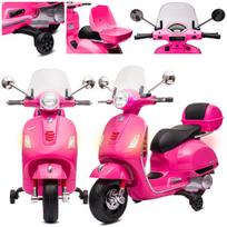 Vaikiškas elektrinis motoroleris Sun Baby Vespa MP3, rožinis