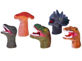 Dinozaurų pirštų lėlės, guminės figūrėlės, 5