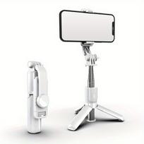 Asmenukių lazda ("Selfie sticks") Belaidė aliuminė asmenukių lazda, L11 nerūdijančio plieno balta