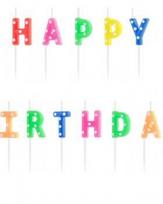 Gimtadienio žvakutės Happy Birthday