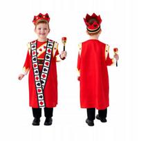 Širdžių karalius kostiumas berniukui pasakų karnavalas Haloween m