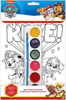 Paw Patrol spalvinimo knygelė su dažų rinkiniu