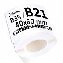 .NIIMBOT B21 B3S Etiketės Lipdukai 40*60mm 125vnt.