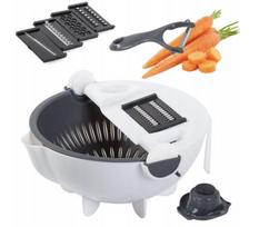 VeggieStrainer daržovių pjaustyklė su dubeniu-kvoštuvu