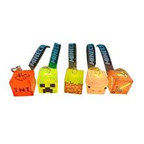 Šviečiantis Led Raktų Pakabukas Minecraft