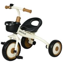 Vaikiškas dviratukas su reguliuojama sėdyne, balansinis dviratukas su krepšeliu, skambutis, vaikiškas dviratukas su pedalais, balansinis dviratukas 2-5 metų vaikams