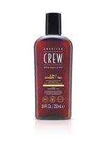 Šampūnas/kondicionierius/dušo želė American Crew 3in1 Imbieras + Arbata, 250 ml