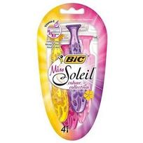 Vienkartiniai skustuvai Bic Miss Soleil Colour Collection, 4 vnt.