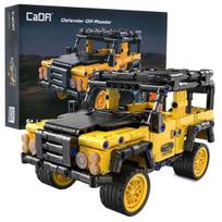 Konstruktorius CaDA Defender Off-Roader Pull-back Terrain, C52028W, 389 det.