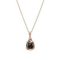 Kaklo papuošalas moterims DiamondSky „Venus II (Gold Patina)“ su Swarovski kristalais