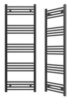 Vonios radiatorius Granitan Breno 50 x 140 cm juodas