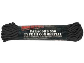 Parašiuto virvė Mil-Tec 15,24m, juoda
