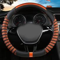 Prabangi D formos vairo apsauga, Black Orange-D Type(19002) Novatoriška automobilio apdaila