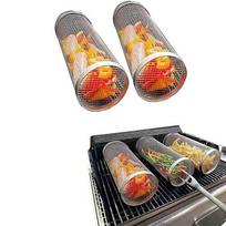 BBQ ritinio grotelės , sidabrinės spalvos