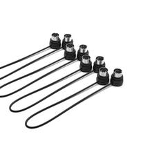 Cme Midi kabeliai, 4 vnt. - 30 cm, 5-pin Din, kampuoti jungtys