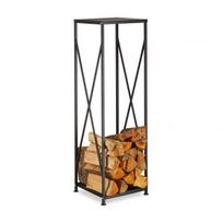 Stovas malkoms 111,5x34x34cm., juodos spalvos