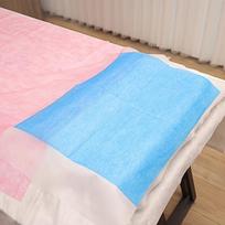 100 vnt vienkartinių saloninių grožio pagalvių rankšluosčiai ,  Mėlyna (100 vienetų)