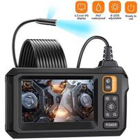 Vaizdo kamera Pramoninė endoskopinė kamera 8 mm HD1080P 4,3 colio IPS ekranas 1080P vamzdžių tikrinimo kamera automobilių remontui IP67 Neperšlampama 8 LED 5 metrai.