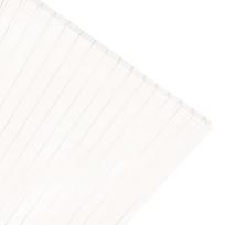 Kanalinis polikarbonatas 10mm Opal, baltas, 1,05 x 2 m
