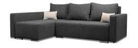 Kampinė sofa Megan (dešinė) Tamsiai pilka