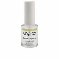 Nagų lako bazė ir viršutinis sluoksnis Unglax Base and Top Coat, 10 ml