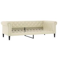 Sofa-lova vidaXL, 80x200 cm, smėlio spalvos