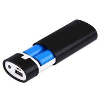Atsarginis maitinimo šaltinis ("Power Bank") Maitinimo bankai, 18650 įkraunamų baterijų dėžutė, „pasidaryk pats“ daugiafunkcinė dvigubo USB įkrovimo lobis LCD ekrano mobilioji maitinimo dėžutė, juoda