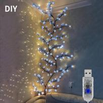 LED vyšnių vynuogė girlianda, Mėlyna
