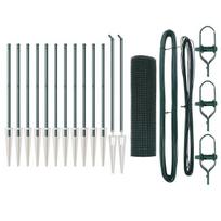 vidaXL Suvirintas vielinis tvoras su smailiais galais Plienas ir PVC