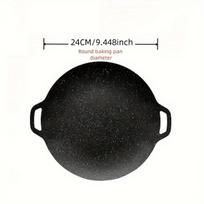 Ketaus grilio keptuvė su nelipnia danga, 24cm
