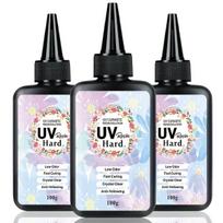 Skaidrios UV epoksidinės dervos rinkinys juvelyrikai ir rankdarbiams (3 x 100 g, 3 vnt.), 300 g / 0,66 svaro