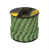 Nailoninė paracord virvė 100 pėdų, Neoninė žalia liepsna