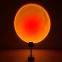 Projektorius LED projekcinis toršeras Raudona saulėlydžio lempa Mood Light Naktinė lempa