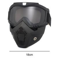 Sportiniai akiniai, Motocross šalmas, veido skydai, apsaugantys nuo vėjo lauko įranga, pilki lęšiai