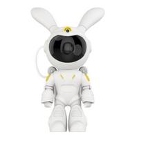 Galaktikų ir žvaigždžių projektorius Astronautas Rabbit su Bluetooth garsiakalbiu