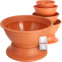 Vazonas kapinėms (dubuo) 22 cm, plastikinis