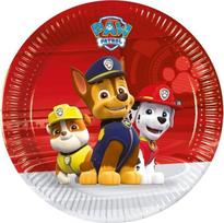Vienkartinės popierinės lėkštės Paw Patrol- Ready For Action 19,5 cm, 8 vnt