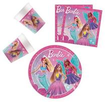 Vienkartinių indų rinkinys Barbie, 36 vnt.