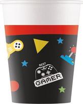 Vienkartiniai popieriniai puodeliai Gaming Party, 200 ml