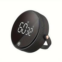 Magnetinis LED virtuvinis laikmatis, juoda