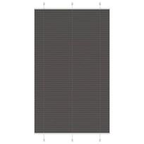 Plisuota žaliuze juoda 115x200 cm audinio plotis 114,4 cm