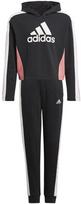 Sportinis kostiumas mergaitėms Adidas, juodas, 170 cm
