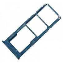 SIM kortelės laikiklis Samsung A125 A12 / A127 A12S mėlynas originalus (service pack)