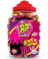 Ledinukai su kramtomąja guma Pin Pop Party, 100 vnt. x 18g