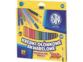 Akvareliniai pieštukai Astra, 24 spalv.