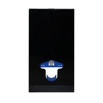 WC paviršinio montavimo rėmas Balneo Fix-Frame Glass, stiklo, juodas