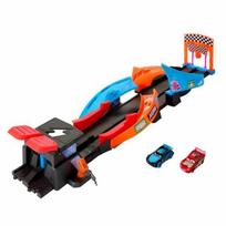 Šviečianti tamsoje paleidimo trasa su automobiliais Glow Racers Cars