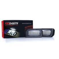 LED numerio apšvietimas 6000K Mercedes W203 4D 2001-2007