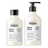 Loreal Metal Detox Shampoo 300Ml + Loreal Metal Detox Anti-Deposit Protector 500Ml